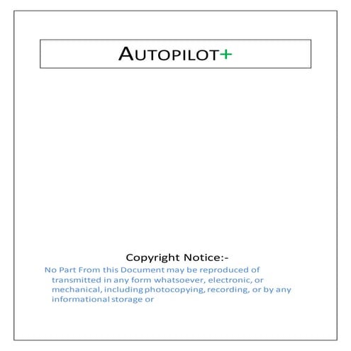 Earn money auto pilot