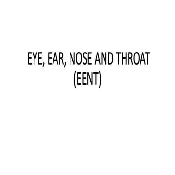 SUMMARY OF EAR, NOSE AND THROAT DISORDERS INCLUDING DEFINITION, CAUSES, CLINI...