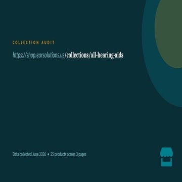 Comprehensive Audit of Ear Solutions Hearing Aid Collection with ...