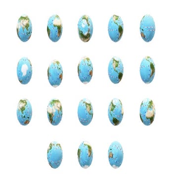 Earth-3D-Model-in-PowerPoint globe in different phases | PPT