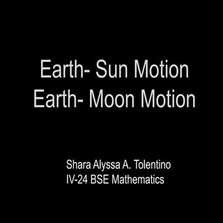 Earth-Moon Motion