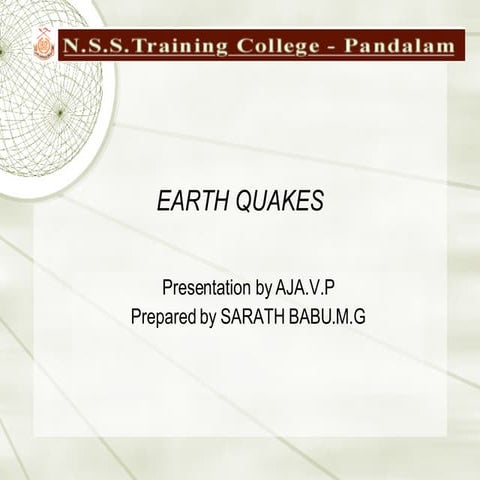Earth Quake | PPT
