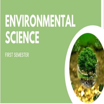 Earth System: Environmental Science for Education