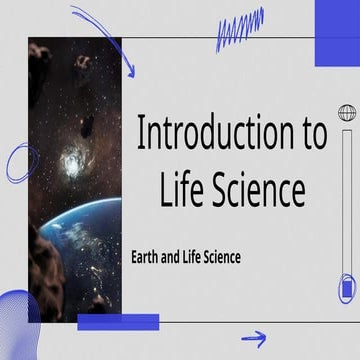 Grade 11 - Earth and Life Science PowerPoint