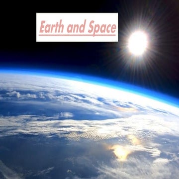 Earth and space