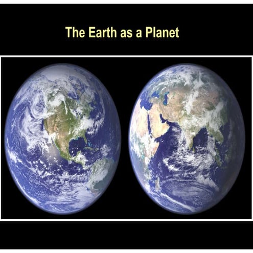 Earth As A Planet