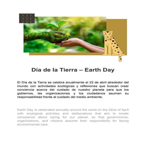 Día de la Tierra – Earth Day