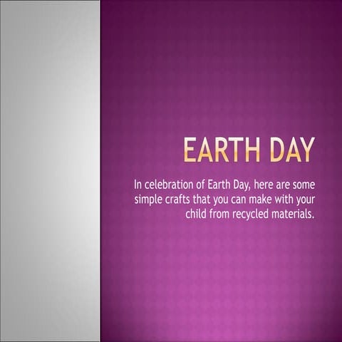 Earth day crafts
