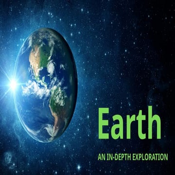 Earth Educational Presentation in Green Black Animated Style.pptx