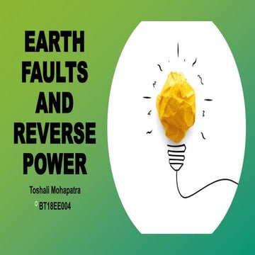 Earth Faults and Reverse Power in Transmission Lines