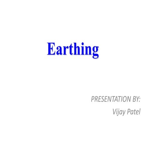 Earthing
