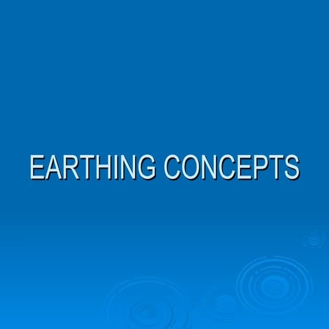 Earthing Concepts