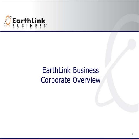 Earth Link Business Corporate Overview Pres 6-11