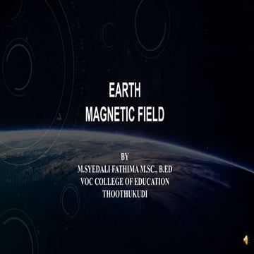 Earth magnetic field 