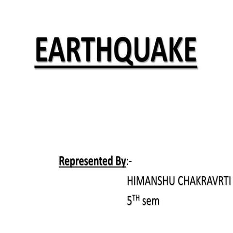 Earthquake