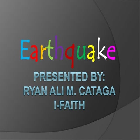 Earthquake Presentation