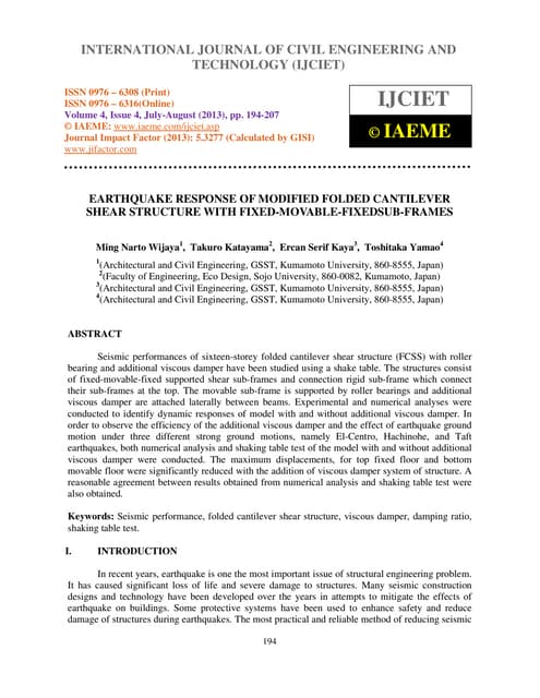 Seismic analysis of Step-back building resting on sloping ground ...