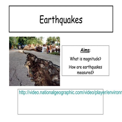 Earthquake scale upsc