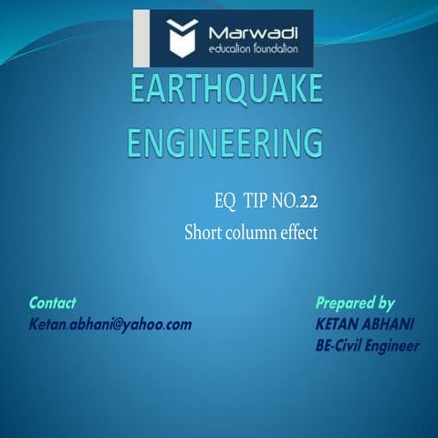 Earthquake tip no.22