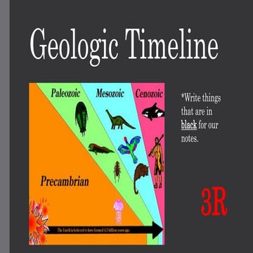 Earth’s eras 6t | PPTX