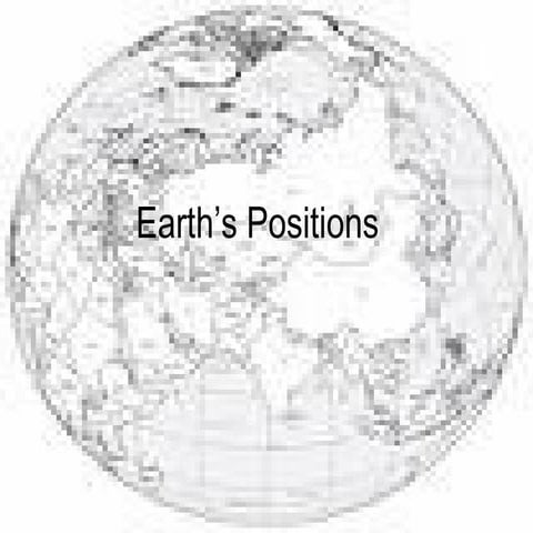 Earth’s Positions | PPT