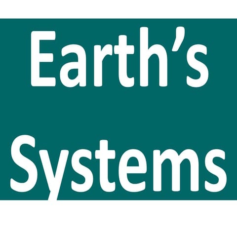 Earth's systems