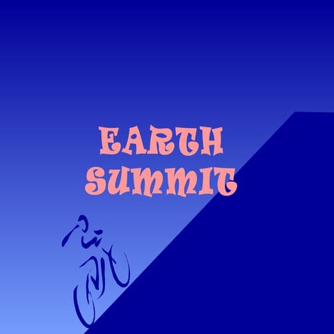 Earth  summit