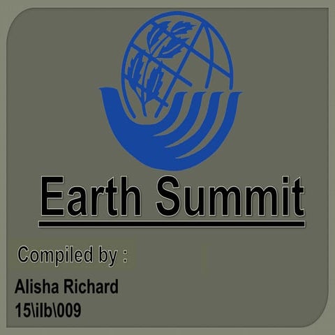 Earth summit