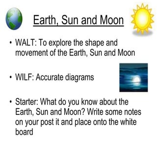 Earth, sun and_moon