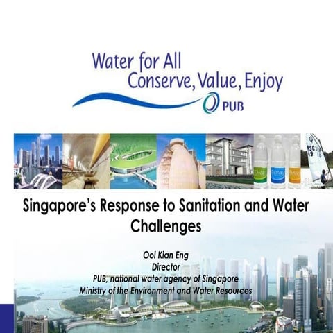 Singapore's Response to Sanitation and Water Challenges | PPT