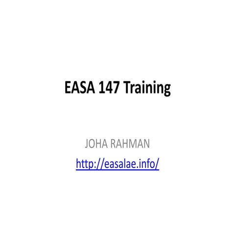 Easa training