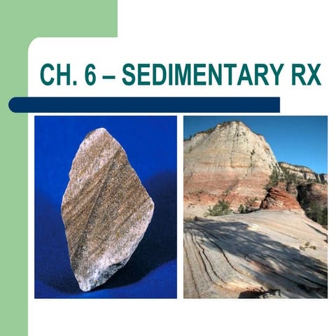 Easc116 Ch. 6 - Sedimentary Rocks