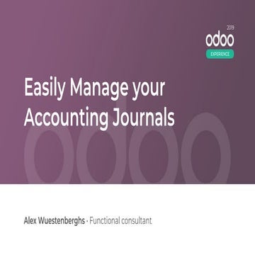 Easily Manage Your Accounting Journals