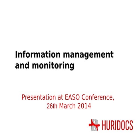EASO: Information Handling tools and techniques for COI research