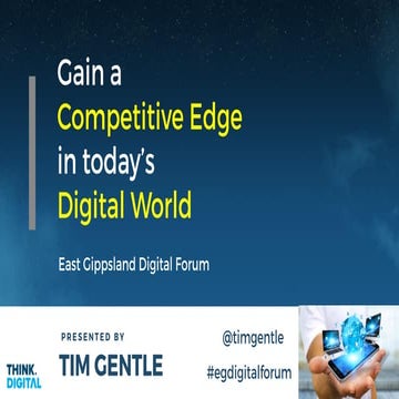 Gain a Competitive Edge In today's Digital World