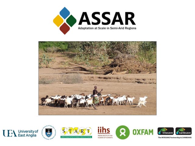 Vulnerability and Adaptation to Climate Change in the Semi-Arid Regions of East Africa
