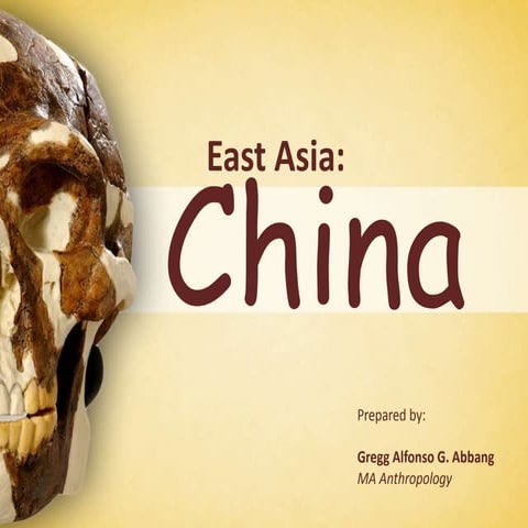 East Asia: China (Neolithic Cultures)