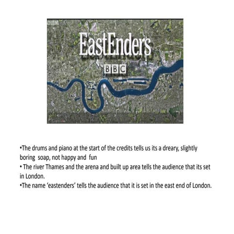 Eastenders soap example
