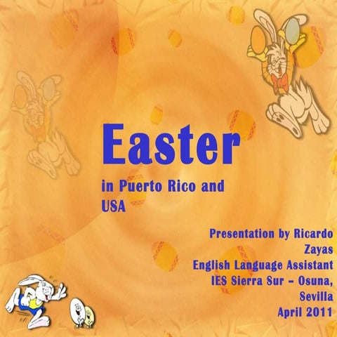 EASTER IN PUERTO RICO AND THE USA | PPT