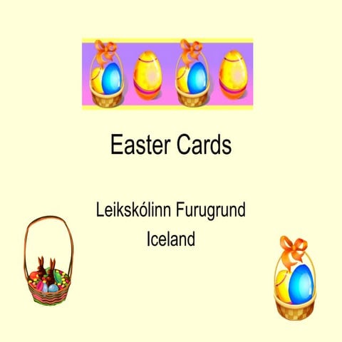Easter cards