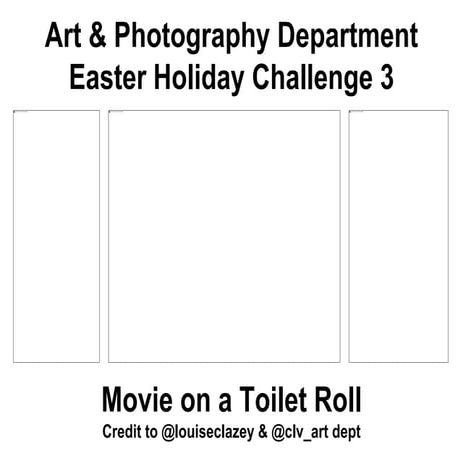 Easter holiday challenge 3  loo roll 