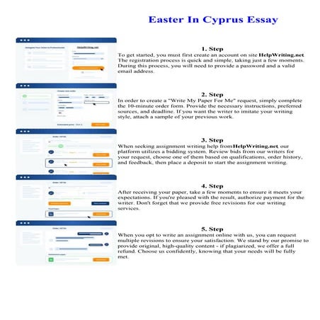 Easter In Cyprus Essay. Online assignment writing service.