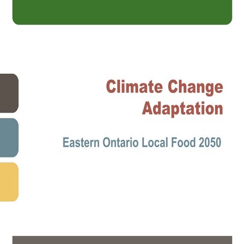 Eastern ontario local food 2050 - Sara Peckford
