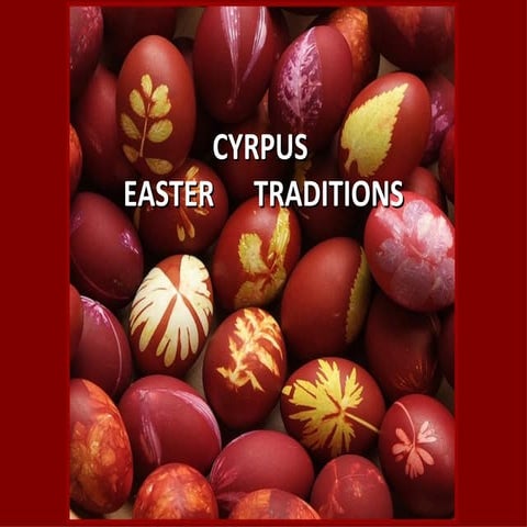 Easter traditions in Cyprus