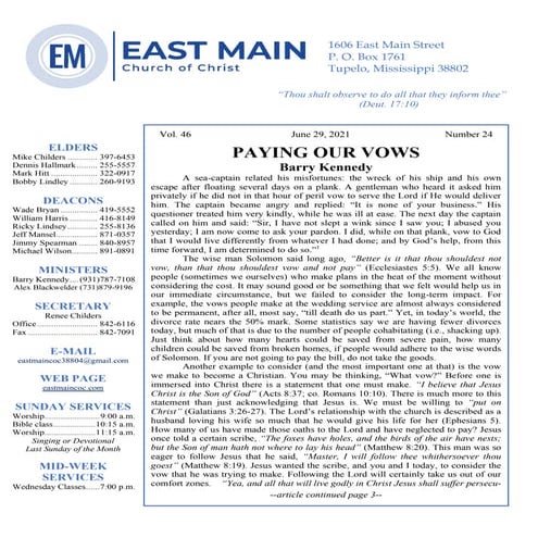 East main informer, 6 29-21