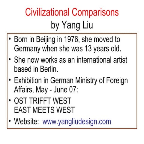 East & West Cultural Differences | PDF
