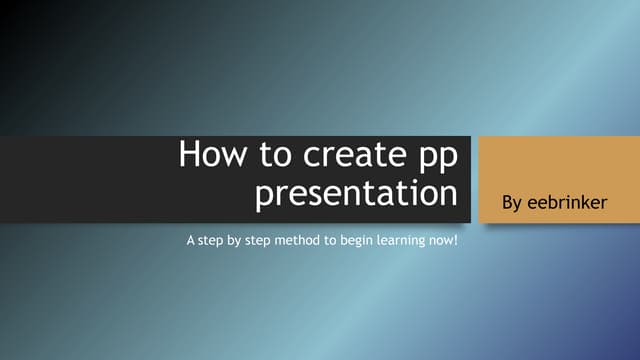 Easy -how-to-power-point