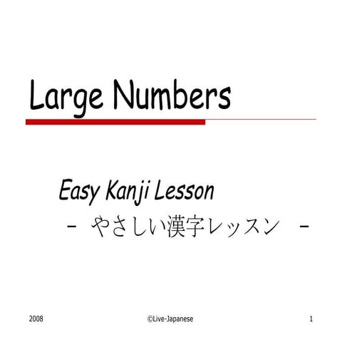 Easy Kanji Minutes | PPT