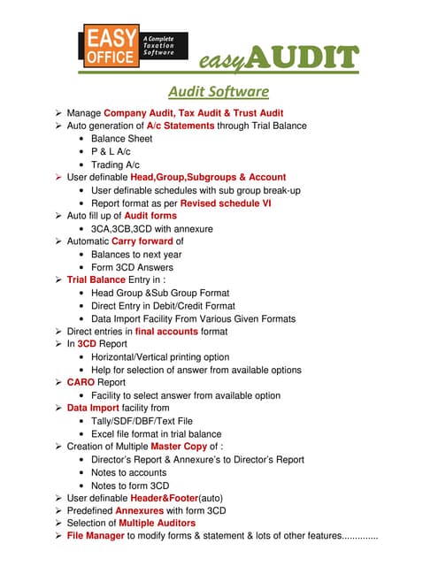 audit report software | PDF