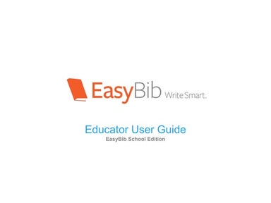 EasyBib School Edition - Educators